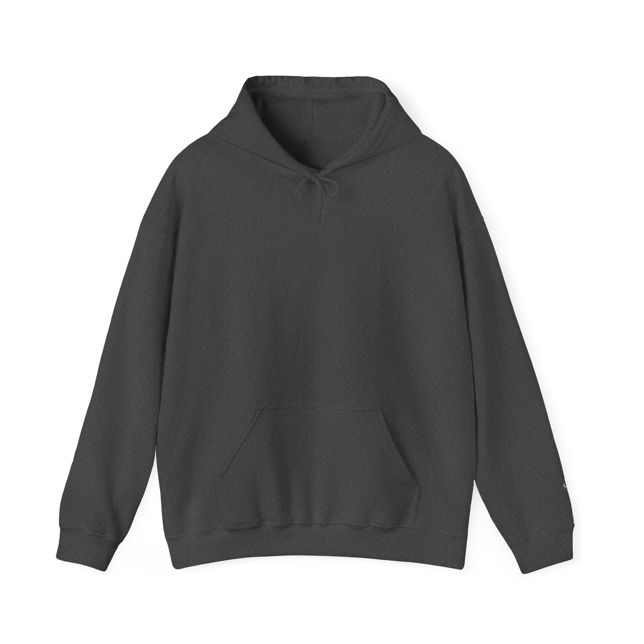 Dark Heather Night Drip Celestial Nurse Hoodie front view