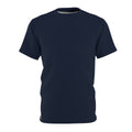 Studio front of the Three Twelves hidden-hem nurse tee
