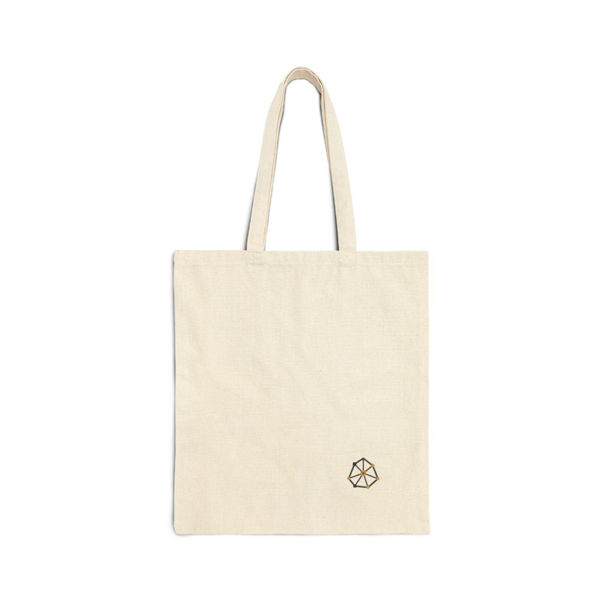 Studio front of the Unit Constellation corner-mark canvas tote